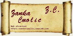 Žanka Cmolić vizit kartica